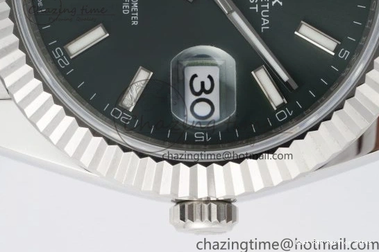 AAA Replica Watches Oyster 1:1 Packable 904L Bracelet 41 Stick 2154 DateJust NTF on Edition Steel Best 126334 VR Dial Green 1229